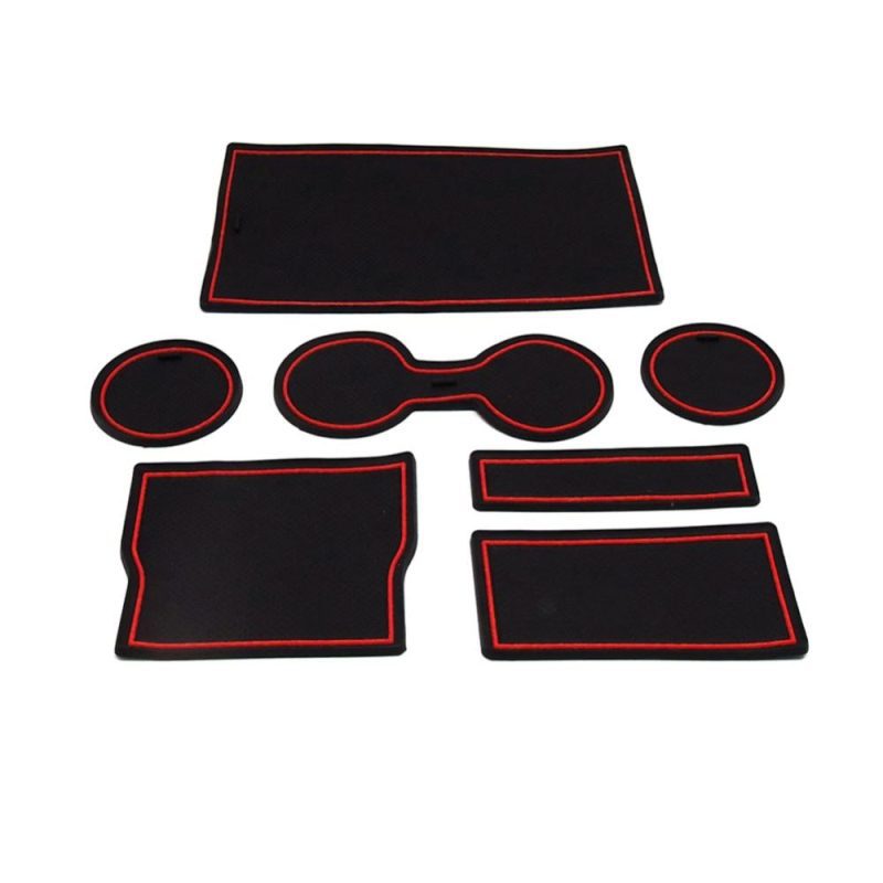 pimpmyev car accessories non slip rubber mats dashboard and cup holders for model 3 14472656519223