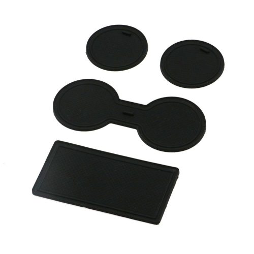 pimpmyev car accessories non slip rubber mats dashboard and cup holders for model 3 14472657109047