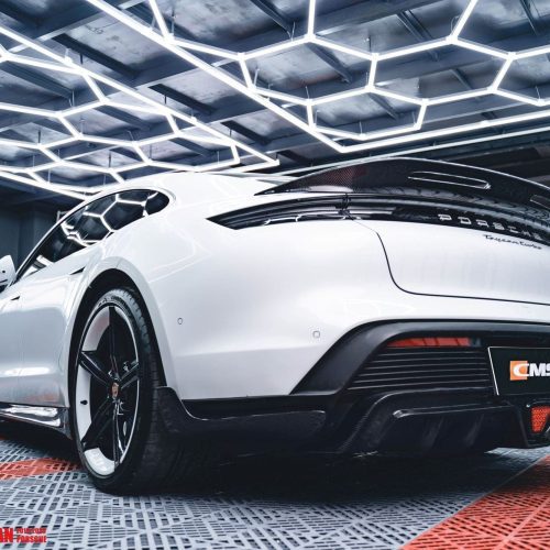 pimpmyev carbon fiber car body kits cmst genuine carbon fiber body kit for porsche taycan 2020 2022 36388055908608