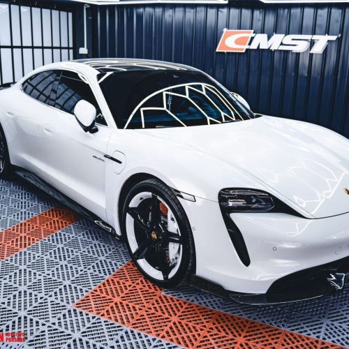 pimpmyev carbon fiber car body kits cmst genuine carbon fiber body kit for porsche taycan 2020 2022 36388057186560