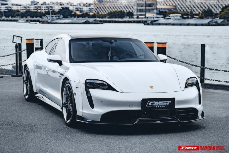 pimpmyev carbon fiber car body kits cmst genuine carbon fiber body kit for porsche taycan 2020 2022 36388057317632