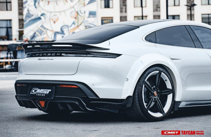 pimpmyev carbon fiber car body kits cmst genuine carbon fiber body kit for porsche taycan 2020 2022 36388059054336