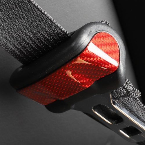 pimpmyev fascias 2pcs genuine carbon fiber seat belt fascia for model 3 3 colors 2017 2021 15215869100087