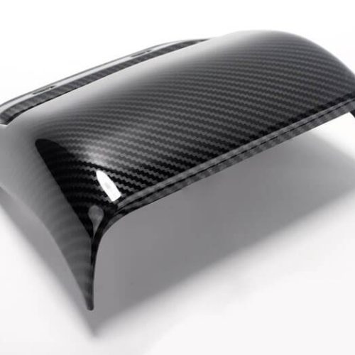 pimpmyev fascias carbon fiber style rear air conditioner vent fascia for model 3 gloss 14698362208311