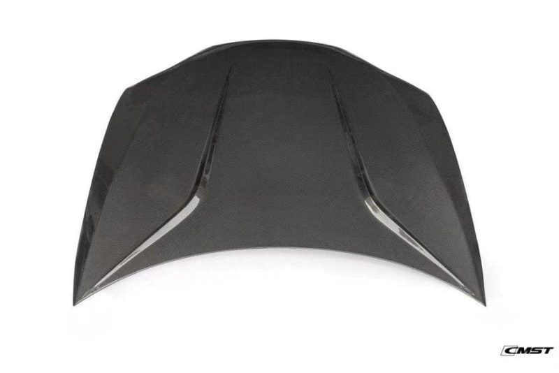 pimpmyev real carbon fiber products cmst genuine carbon fiber frp hood bonnet for tesla model s 2nd gen late 2016 2021 42477451575552