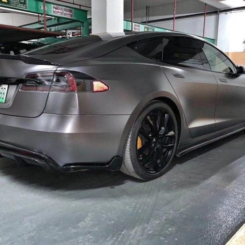 pimpmyev real carbon fiber products cmst genuine carbon fiber frp rear diffuser canards for tesla model s 2nd gen 2016 2021 42477454295296