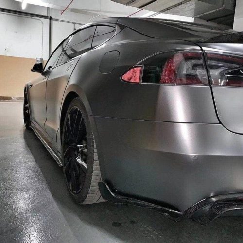 pimpmyev real carbon fiber products cmst genuine carbon fiber frp side skirts v1 for tesla model s 2nd gen late 2016 2021 42477467795712