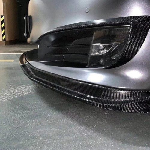 pimpmyev real carbon fiber products cmst genuine carbon fiber frp upper valences for tesla model s 2nd gen late 2016 2021 42477457703168