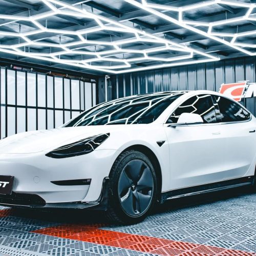 pimpmyev real carbon fiber products cmst genuine carbon fiber full body kit style e for tesla model 3 2017 2023 38099601752320