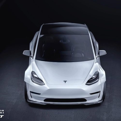 pimpmyev real carbon fiber products cmst genuine carbon fiber full body kit style f for tesla model 3 2017 2023 38020693360896