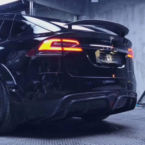 pimpmyev real carbon fiber products cmst genuine carbon fiber full body kit tesla model x 2017 2021 38202628735232