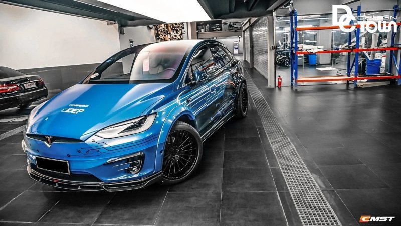 pimpmyev real carbon fiber products cmst genuine carbon fiber full body kit tesla model x 2017 2021 38202628768000