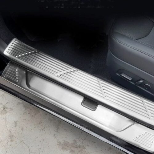 pimpmyev scuff plates 4pcs door sill scuff plates covers for tesla model 3 2023 2024 highland 41563155071232