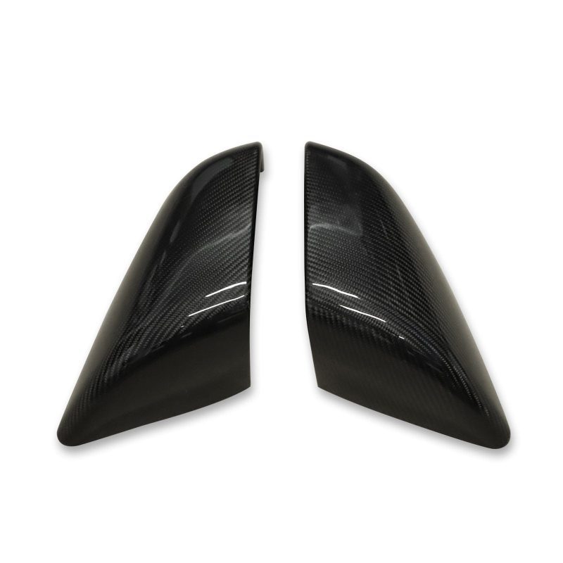 pimpmyev side mirror covers real molded carbon fiber side mirror overlay covers for tesla model x 2022 42398432854272