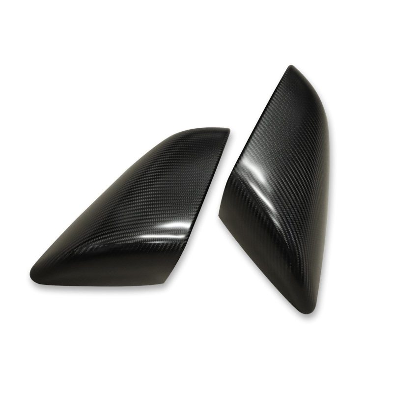 pimpmyev side mirror covers real molded carbon fiber side mirror overlay covers for tesla model x 2022 42398432985344