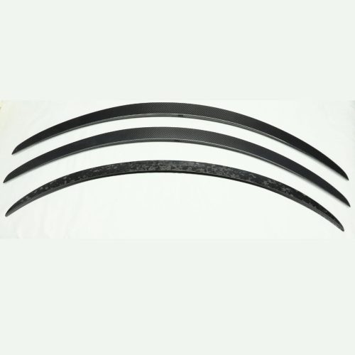 pimpmyev spoilers real molded carbon fiber plaid style trunk spoiler wing for tesla model s 2022 42393878266112